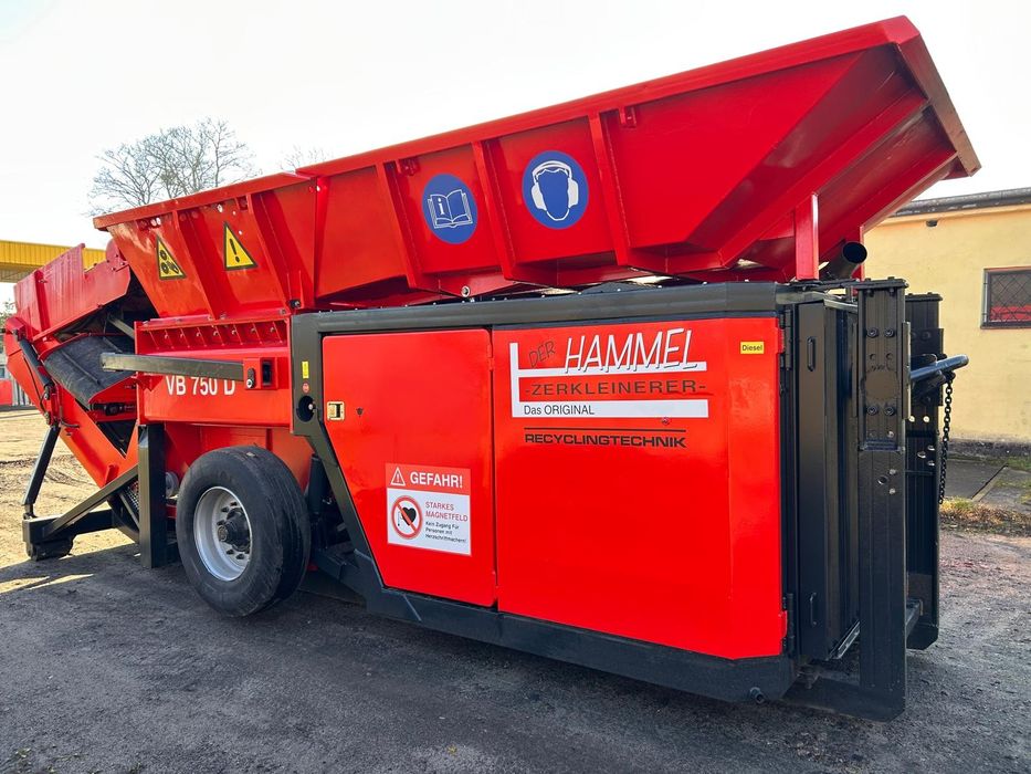 Wynajem rozdrabniacz kruszarka niszczarka dwu wałowa rębak recyckling