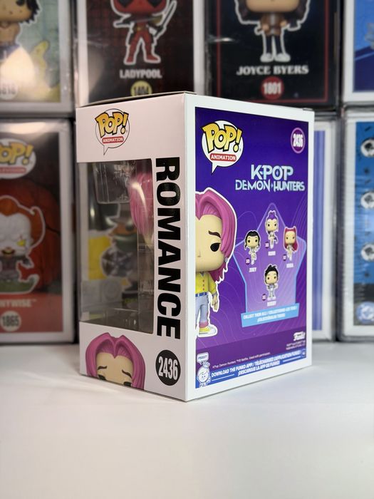 Фігурка Funko Pop Romance 2436 Роменс KPop Demon Hunters Netflix Saja Boys Exclusive Оригінал Фанко Поп Ексклюзивна Колекційна