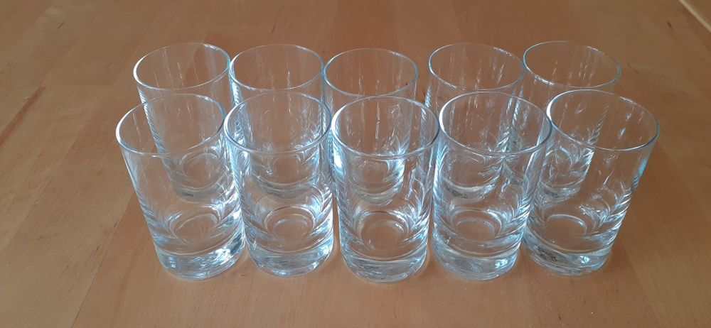 Zestaw 10 kieliszków