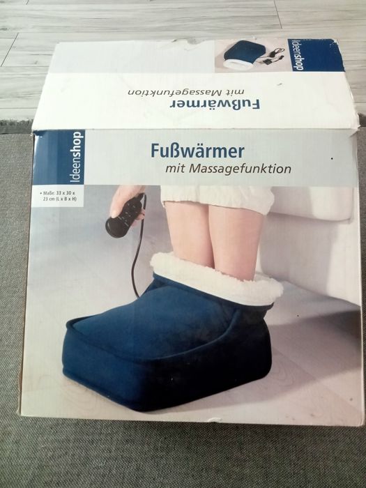 Ogrzewacz do stóp z funkcją masażu