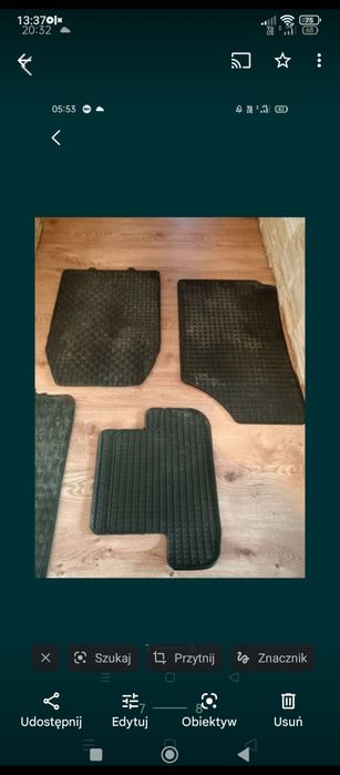 Wycieraczki gumiwe samochodowe