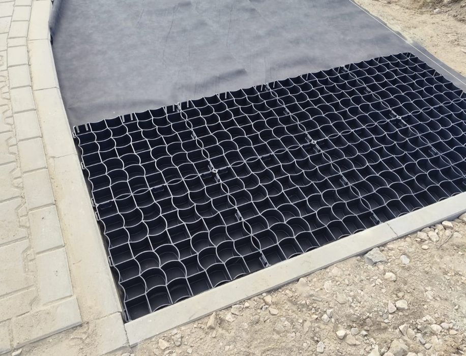 Kratka  parkingowa 5 cm geokraty 50x50x5  cała paleta ekokratka