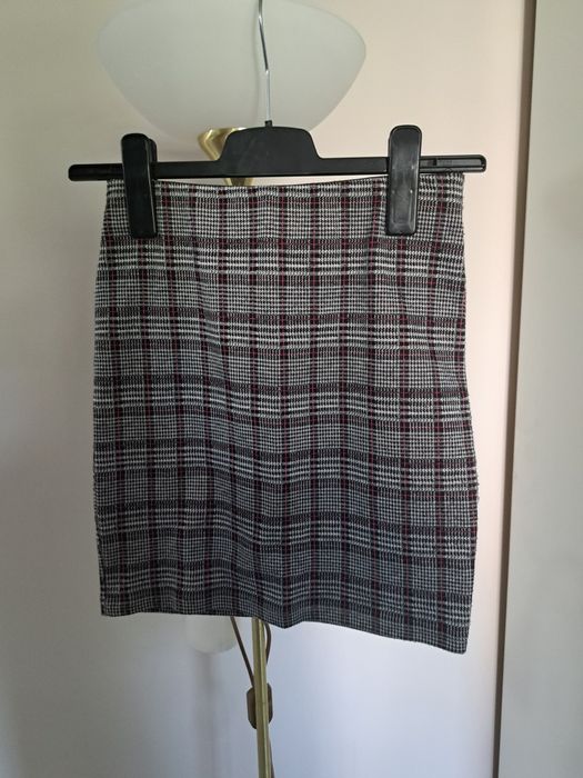 Spódniczka mini w kratę - Sinsay
