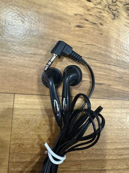 Навушники на блискавці/змійці з гарнітурою