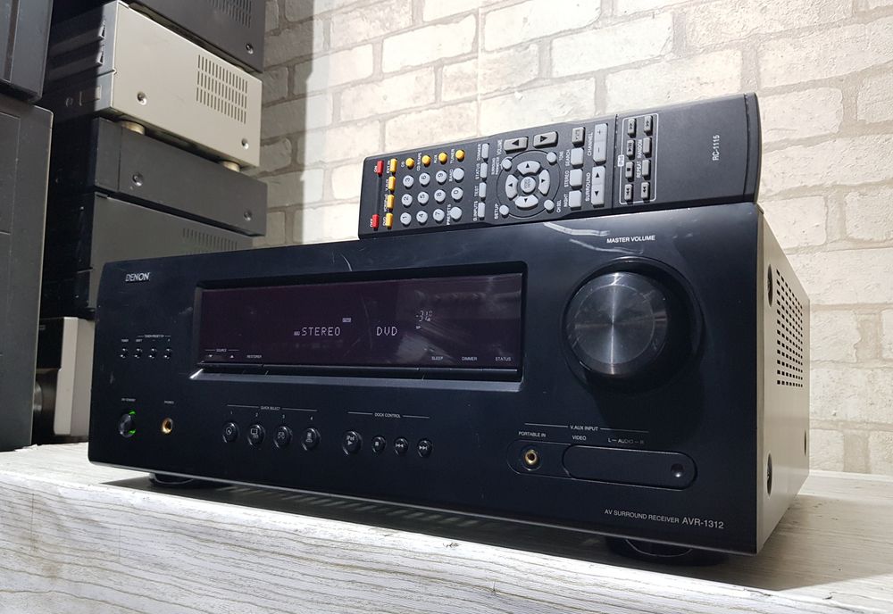 Пульт!AV ресивер Denon AVR - 1312 +1,5х110Вт б/у з Німеччини
