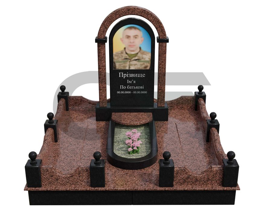 Пам'ятники з граніту  на замовлення військовим, ексклюзивні
