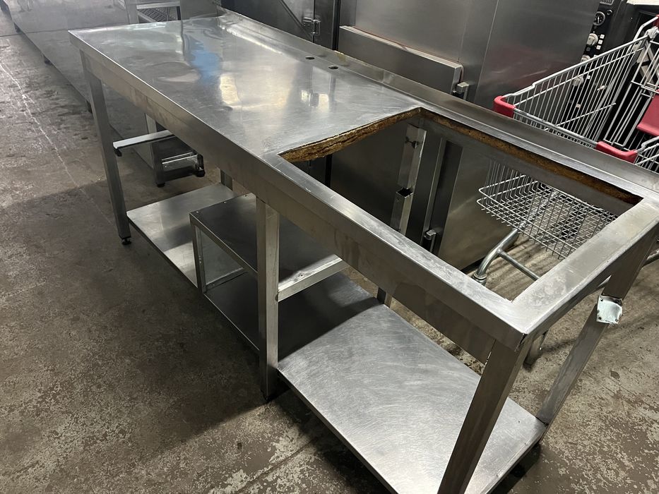 Escaparate em inox com abertura para embutir placa , etc