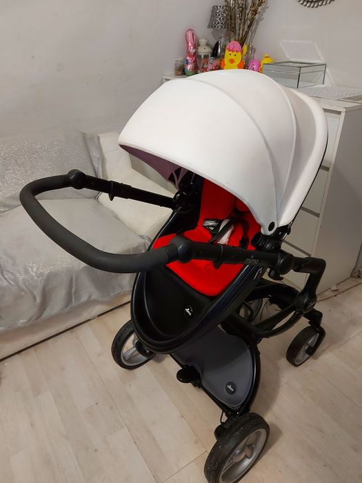 Wozek mima xari uniwersalny bialy biało czarny