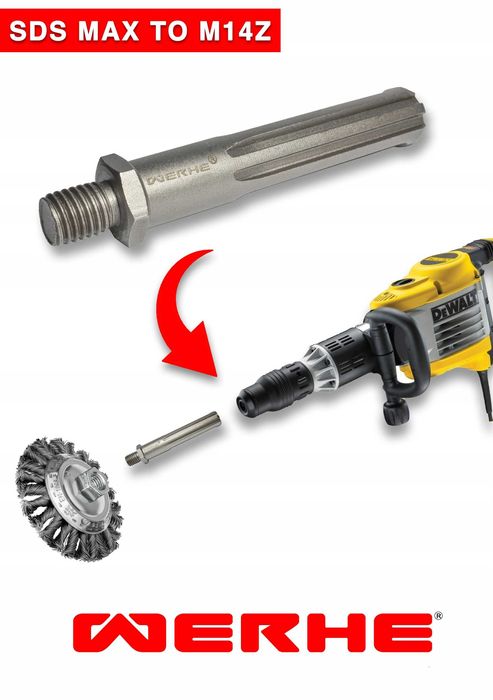 Adapter SDS MAX Do M14 Z zewnętrzny Werhe