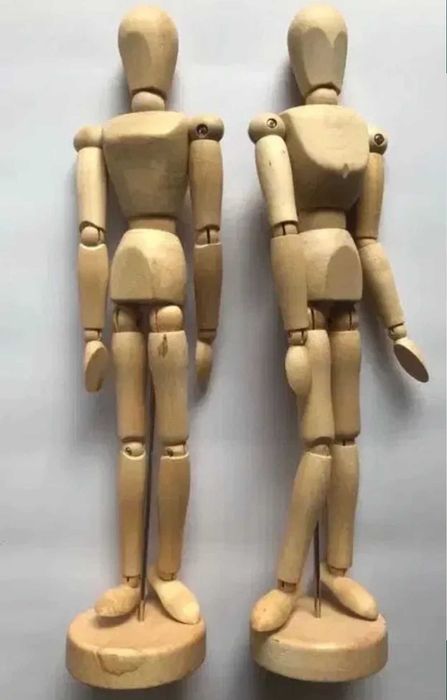 Manekiny drewniane do SZKICOWANIA rysunku TANIO!