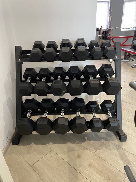 Гантеля 12 кг гексагональна шестигранна