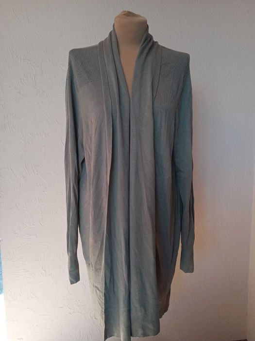 Primark KHAKI r.50/52 długa wiskoza