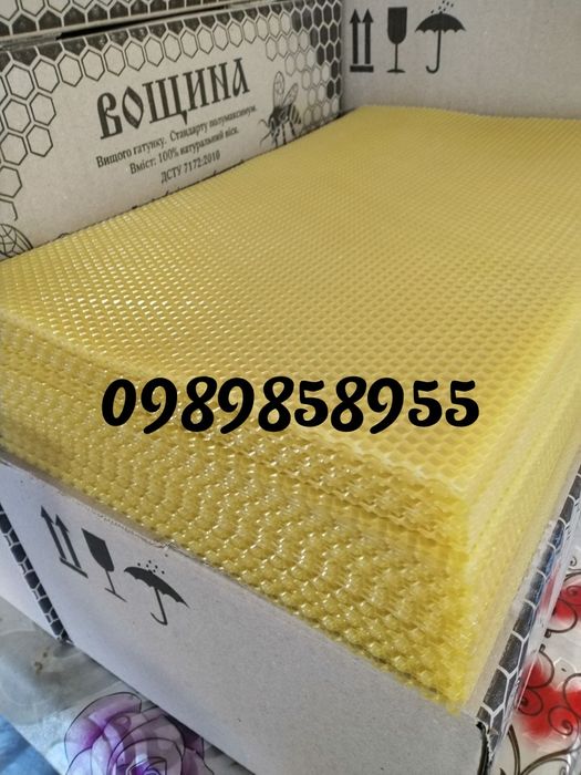 Вощина 145 5 кг  1200 грн .Обмен на воск,мерву