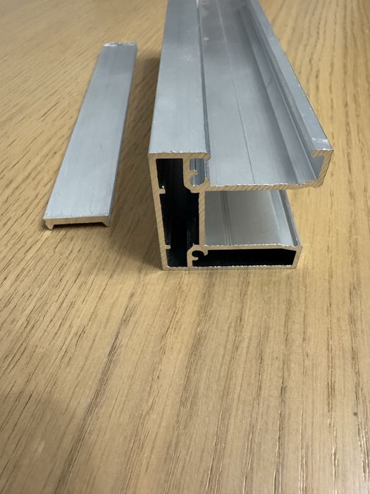 Profil aluminiowy 100x20x2mm płot ogrodzenie taras balkon