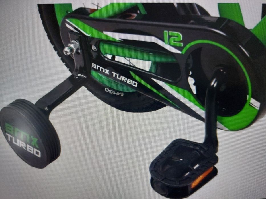 Nowy rower, BMX 12" z bocznymi kółkami