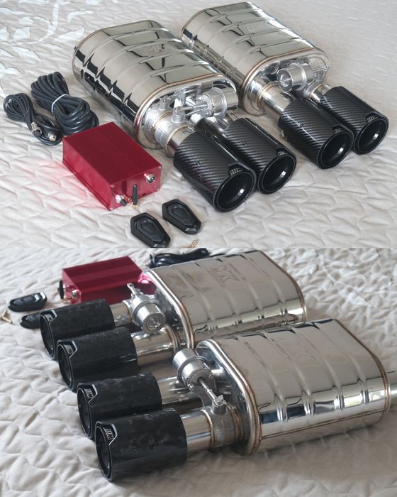 Банка глушник з заслінкою MK Racing прямоточный глушитель с заслонкой