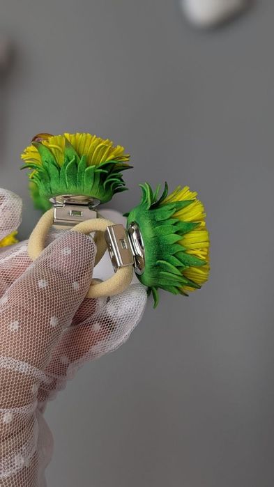 Кульбаби на резиночках