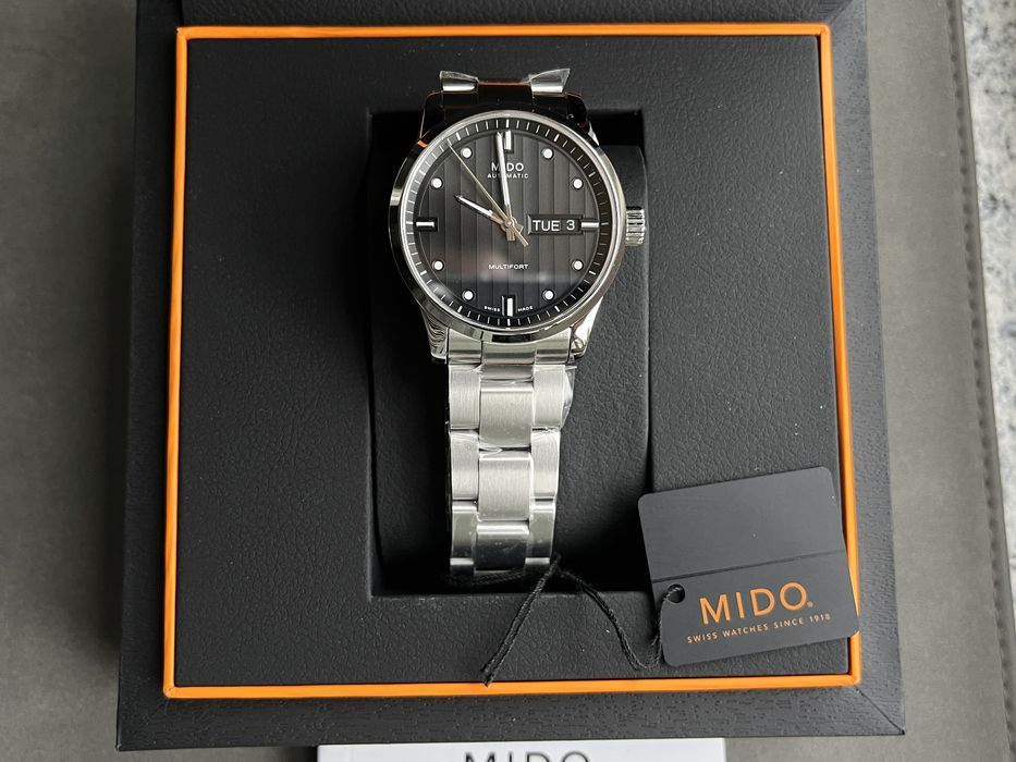 ‼️Механические швейцарские часы Mido Multifort Automatic (механика)