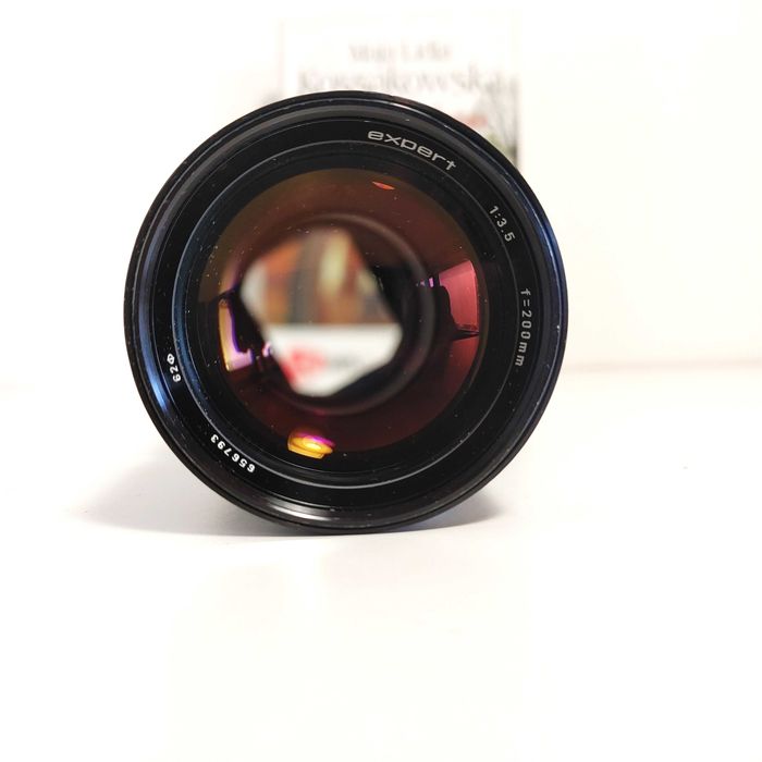 Teleobiektyw Expert 200mm 1:3,5 mocowanie KONICA AR made in Japan Ornitolog