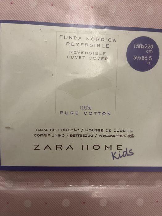 Funda nordica e fronha - zara home kids