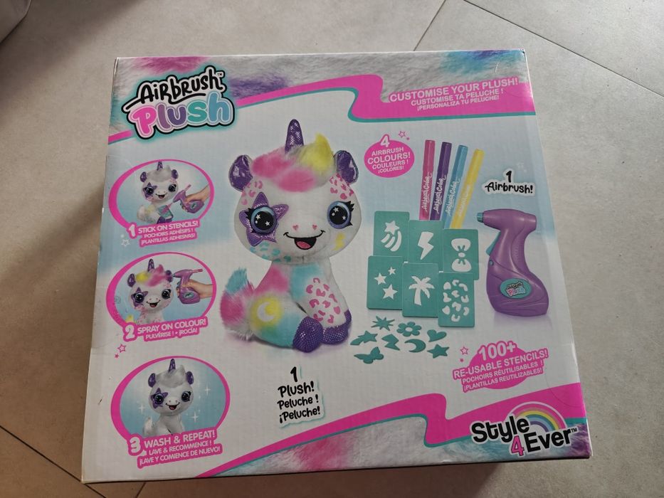 Peluche Licórnio Airbrush Plush Style 4 Ever - Novo em Caixa