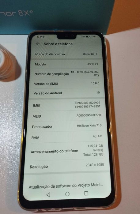Huawei Honor 8X 6GB 128GB Desbloqueado, Dual Sim