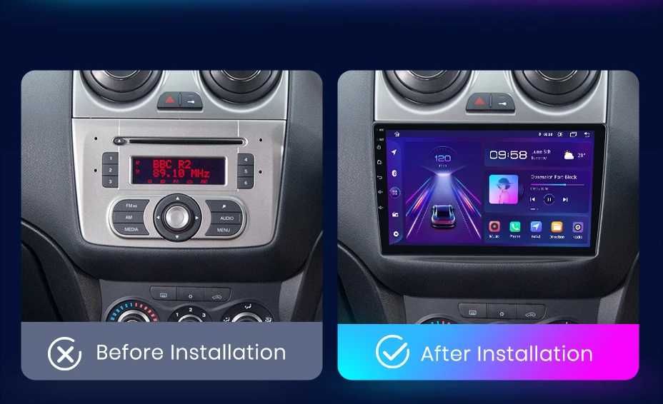 Rádio android Alfa romeo Mito 2008-19 Carplay GPS wifi 2/32GB novo