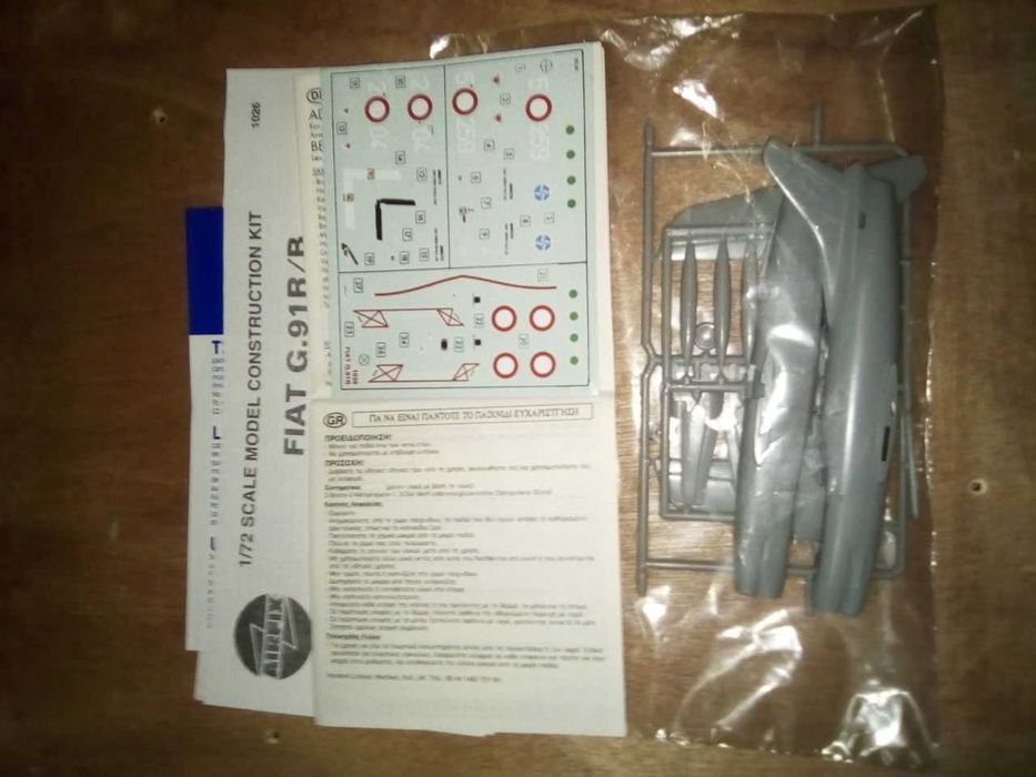 KIT só peças FIAT G.91R Airfix e F-16 Italeri