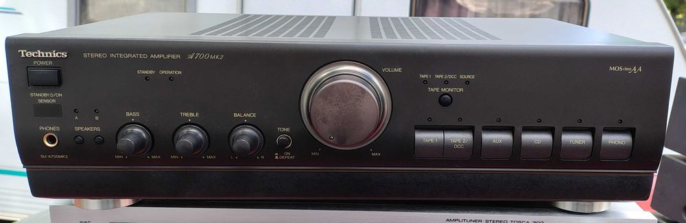 Technice テクニクスSU-V60 プリメインアンプ ☆テクニクス Technics SU-V60 アンプ。動作良好。ヨゴレ多い