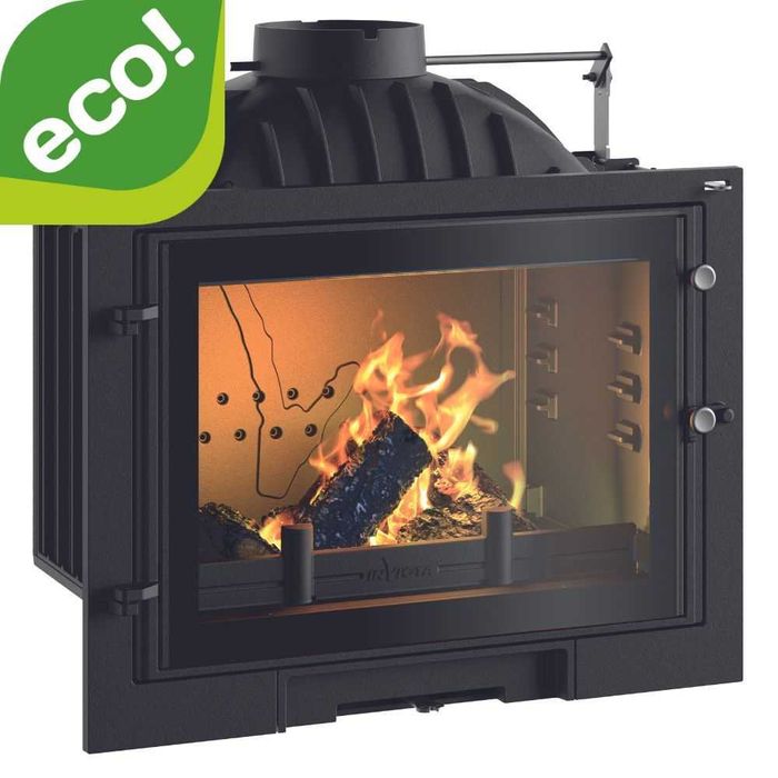 Kominek tanio i solidnie Ecoprojekt Żeliwo doprowadzenie powietrza