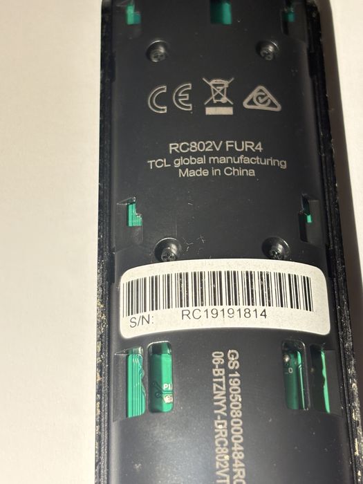 Pilot RC802V FUR4 do TV TCL