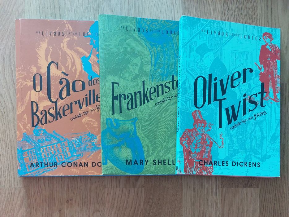 Livros da colecção Os Livros Estão Loucos