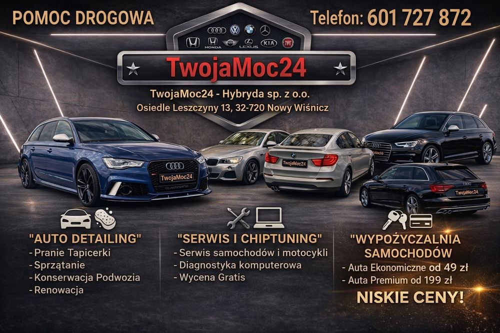 Tuning CHIPTUNING EcoTuning DPF EGR ADBLUE OFF Hamownia - TANIO - Bochnia - Nowy Wiśnicz - Małopolska