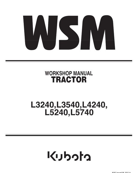 KUBOTA Serwisówki PDF Full Paczka Instrukcja Napraw Maszyny Rolnicze