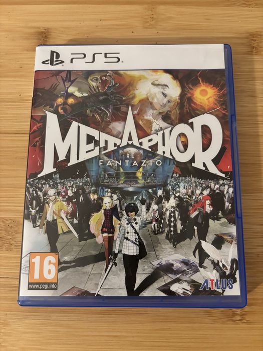 Caixa do jogo Metaphor Refantazio PS5