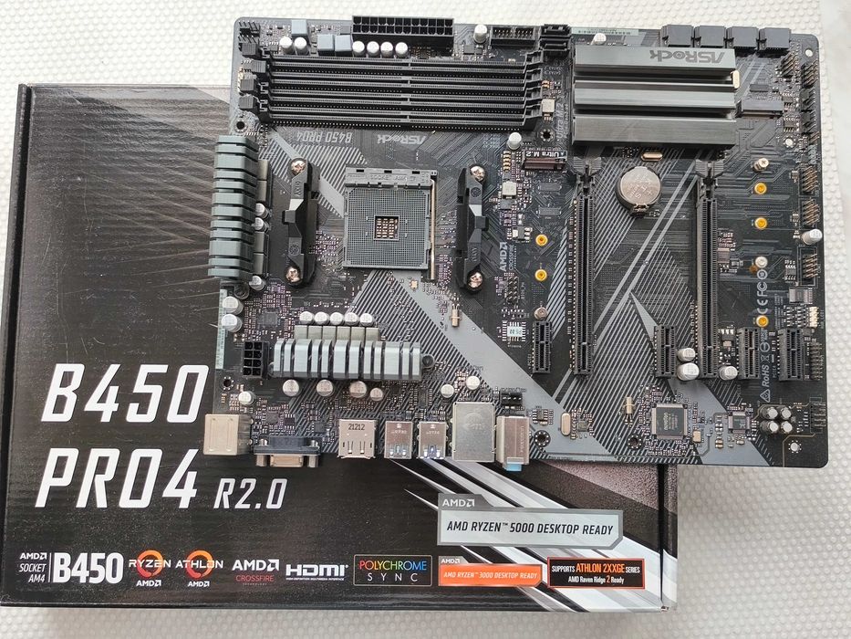 Материнська плата ASRock B450 Pro4 R2.0 Socket AM4 вживана