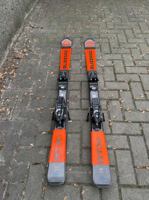 Narty Blizzard RTX Race - 146 cm + kijki + kask