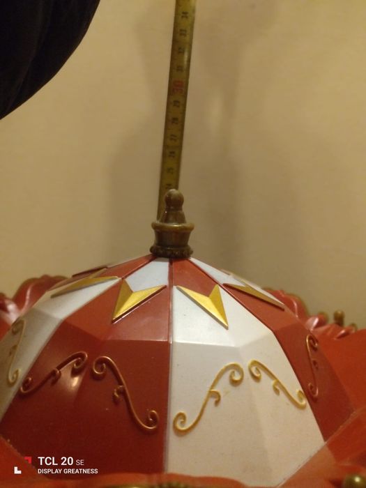 Carrocel natalício com luz