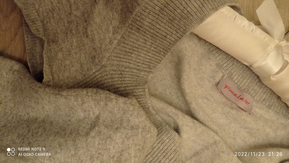 Wełniana sukienka tunika rozm. M WEŁNA