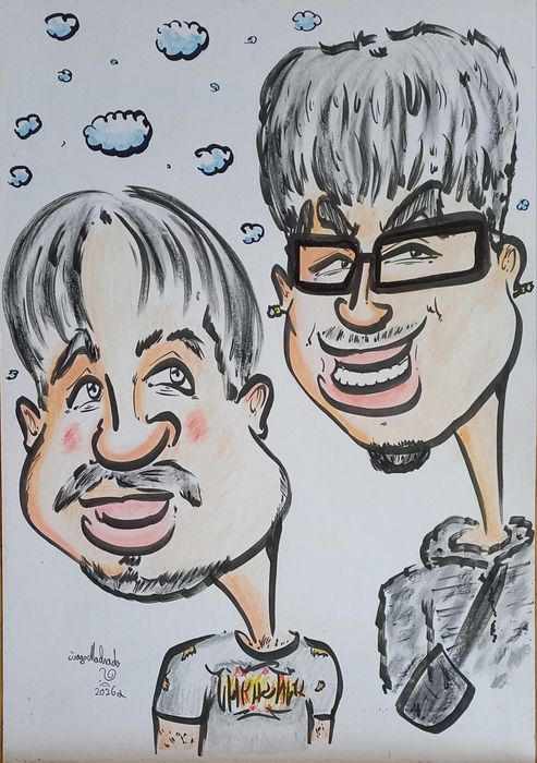 Art original cartoon 30x42cm