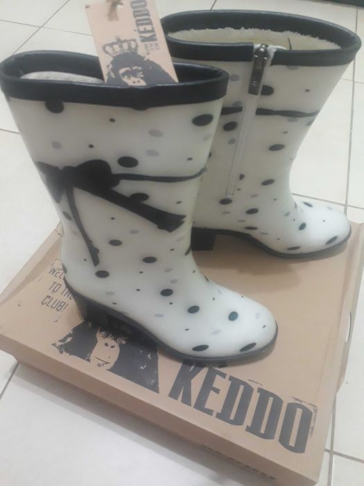 Чоботи силіконові жіночі утеплені KEDDO розмір 34