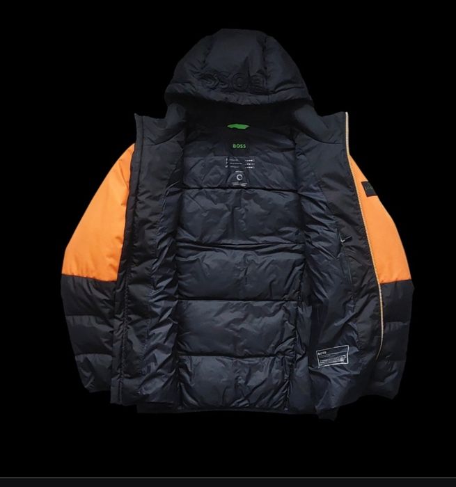 Hugo Boss nowa kurtka puchowa męska hydroforowa z kapturem r. L