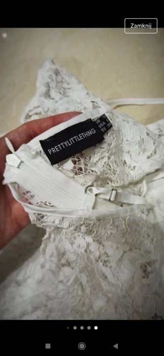 Sukienka Boho koronkowa 38 M