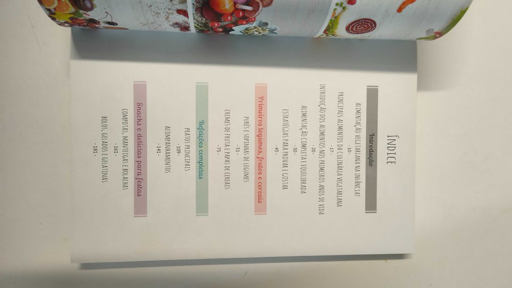 Livro Cozinha Vegetariana para Bebés e Crianças - Gabriela Oliveira