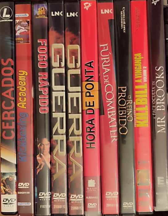DVD's diversos (preço de cada)