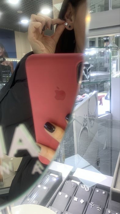 Сережки пусети, срібло, перламутр