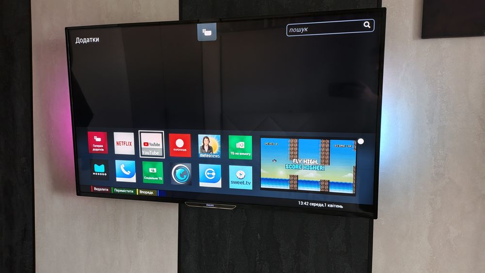 PHILIPS телевізор 49 діагональ