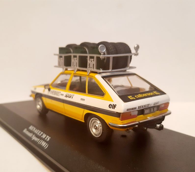 Renault 30 TS, assistência team Renault Sport 1981, escala 1/43
