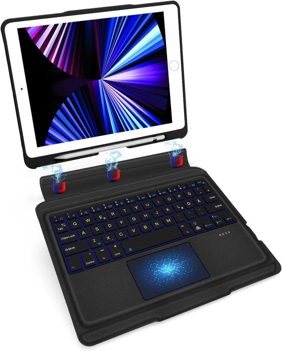 Seagtigau etui klawiatura touchpad RGB LED iPad Pro 11 Air 4 5 Air 11