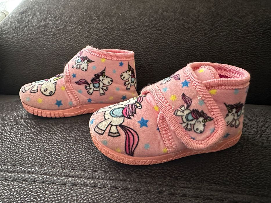Pantufas Rosa Unicórnio Nº 23